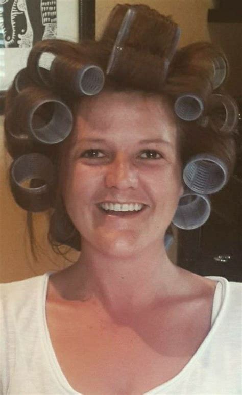 pin by her cuck on sexy in curlers hair rollers sleep in hair rollers hair curlers