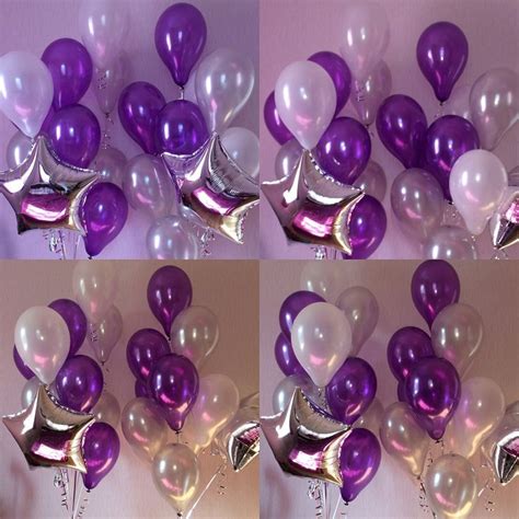 Balloons Pink Birthday Party Fun Balloons Purple Balloons