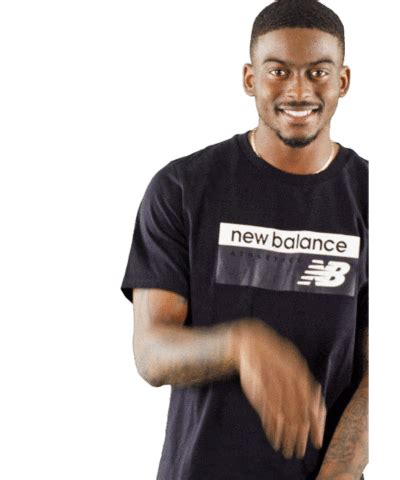 Noticeable athletes signed by the company include olympian stephanie twell and since 2015, they have sponsored the young rising star trayvon bromell. Trayvon Bromell Yes Sticker by New Balance for iOS ...