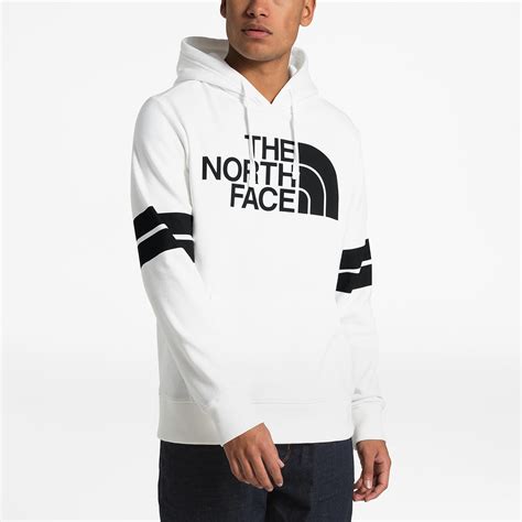 The North Face Cotton Collegiate Pullover Hoodie In White For Men Lyst