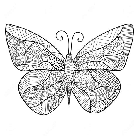 Printable butterflies coloring page to print and color for free. Detailed Butterfly Coloring Pages at GetColorings.com ...