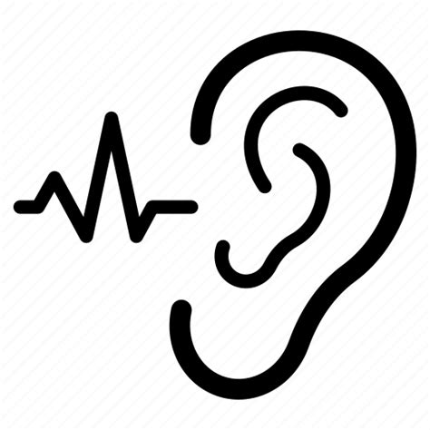 Frequency Hearing Listen Listening Noise Sound Waves Icon