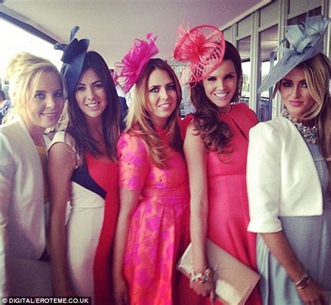 Ladies Day At Aintree Sees Danielle Lloyd Flash Her Knickers At Rowdy