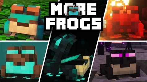 Fabricforge More Frogs Mod Sculk Frog Ender Frog And More