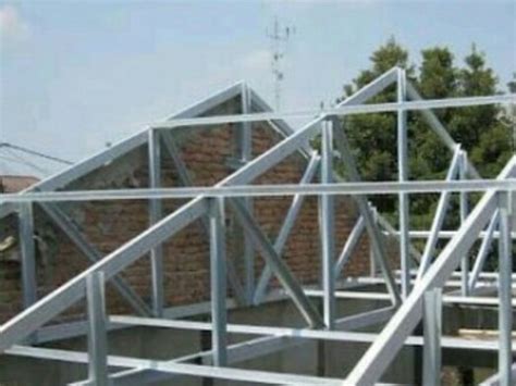 Bentuk Dan Model Kerangka Atap Baja Ringan Gerbang Property