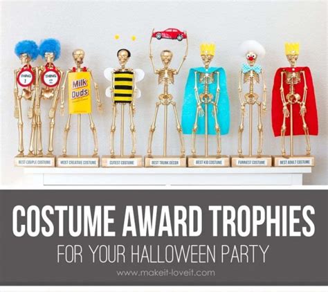 Create Custom Trophies For Your Halloween Costume Contest Party Ideas