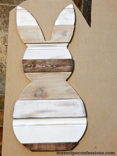 Reclaimed Wood Easter Bunny My Recipe Confessions