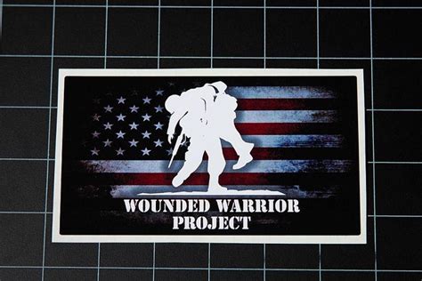 Buy Wounded Warrior Project Full Color Vinyl Decal Sticker Usmc