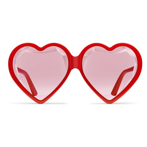 gucci acetate heart sunglasses with optimal fit red heart gucci eyewear avvenice