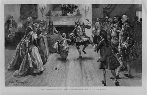 Dancing The Virginia Reel Holiday Festivities In Colonial Times Dance