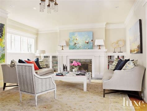 Cream Transitional Living Room Luxe Interiors Design