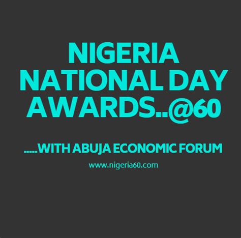 Nigeria National Day Awards Nairaland General Nigeria