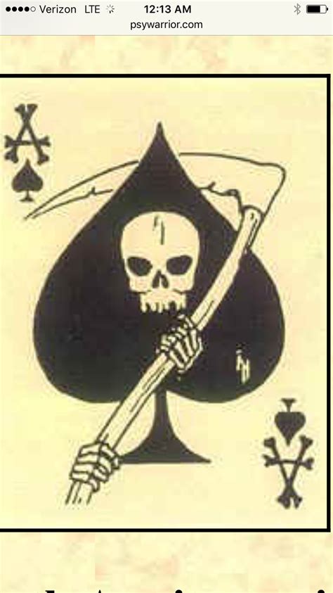 Grim Reaper Ace Of Spades Tattoo Hoochamako