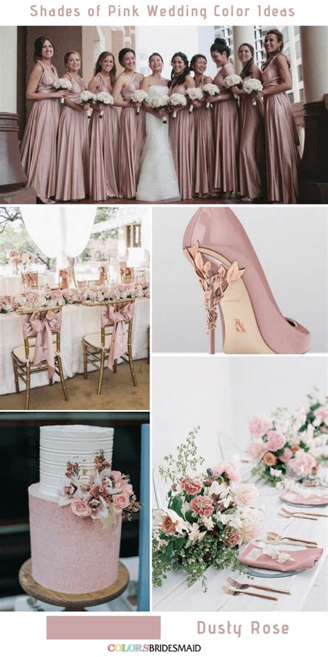 9 Prettiest Shades Of Pink Wedding Color Ideas Wedding Colors Pink