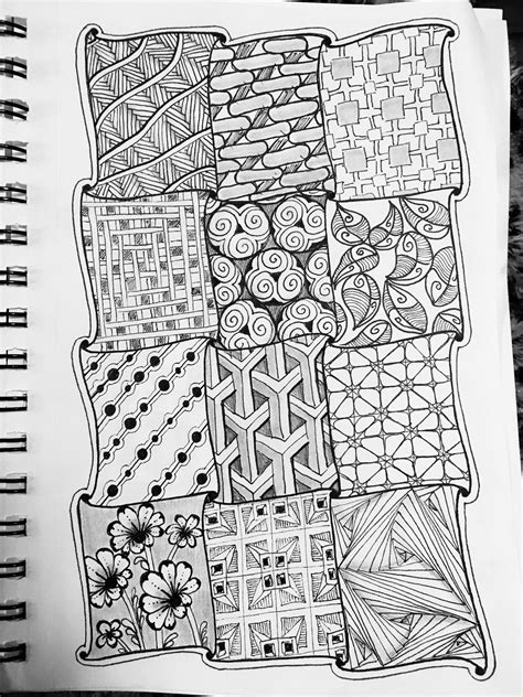 Examples Of Zentangle Art Design Talk