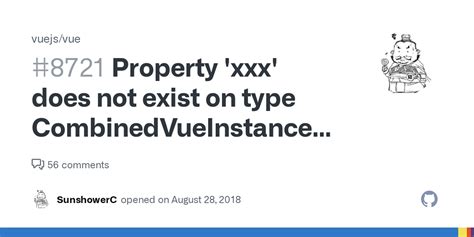 Property Xxx Does Not Exist On Type Combinedvueinstance Issue
