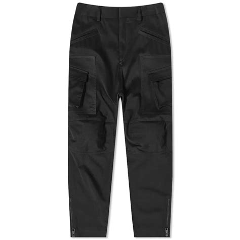 Neil Barrett Zip Combat Cargo Pants Black Mrsorted