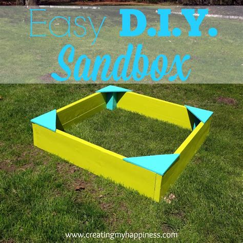 Easy Diy Sandbox