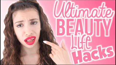 Ultimate Beauty Life Hacks Every Girl Needs To Know Youtube