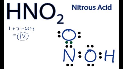 Hno2 Lewis Structure How To Draw The Lewis Structure For Nitrous Acid