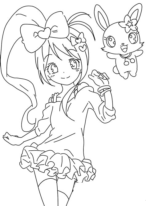 Jewelpet 37678 Cartoons Free Printable Coloring Pages