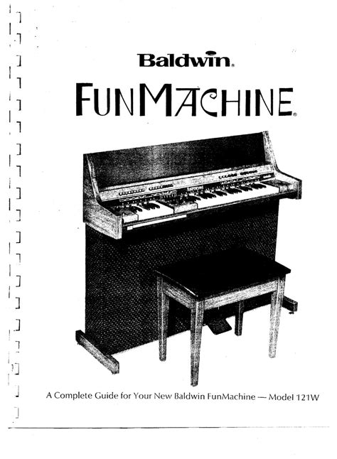 Baldwin Piano And Organ Company Fun Machine 121w Manual Pdf Download