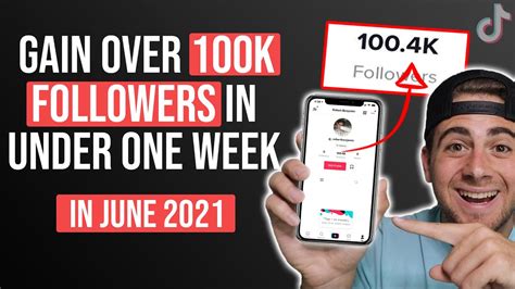 How To Gain 100k Followers On Tiktok In 7 Days New Tiktok Algorithm
