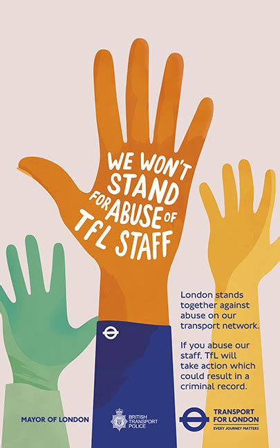 Tfl Stands Against Hate On Public Transport Vccp London