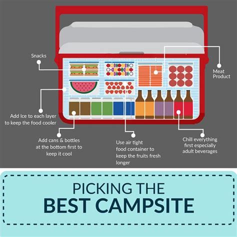 How To Set Up Your Campsite Infographic Best Infographics