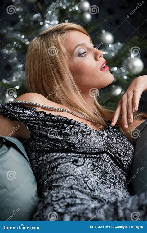 provocative woman posing in gray dress stock image image of sitting provocative 11324169