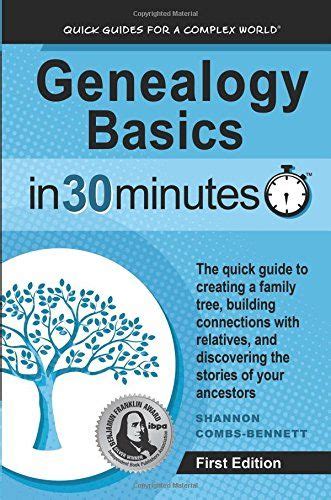 Genealogy Basics In 30 Minutes By Shannon Combs Bennett Please Click On