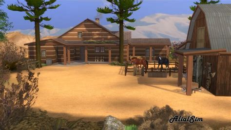 Ranch Sims Artist Sims 4 Lots Ranch