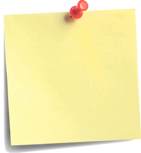 Post It Note Paper Clip Art Magnet Png Download 12641375 Free