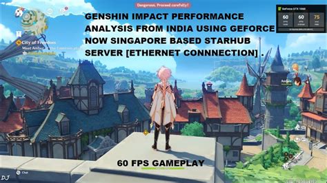 Genshin Impact Geforce Now 60 Fps Gameplay From India Ethernet