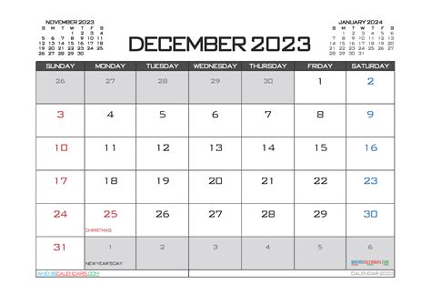 December 2023 Calendar With Holidays Usa Time And Date Calendar 2023