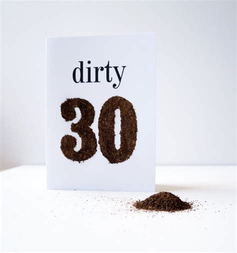 Printable Birthday Cards Dirty 30 Printable Birthday Cards