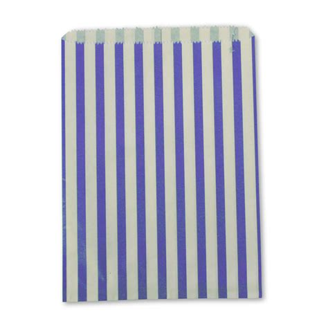 Clearance Dark Blue Candy Stripe Paper Bags From Carrier Bag Shop