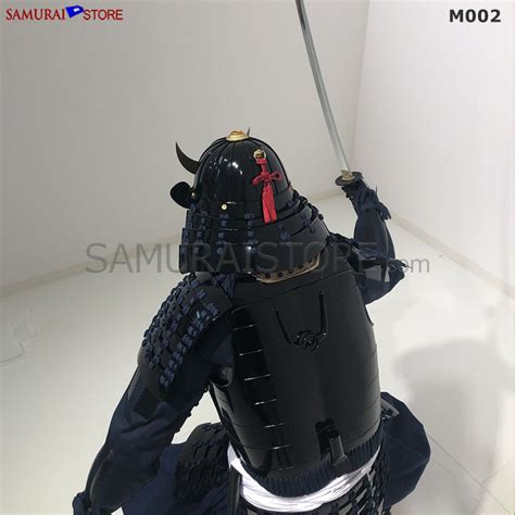 handmade tokugawa clan black japanese samurai armor with helmet life size samurai armor yor