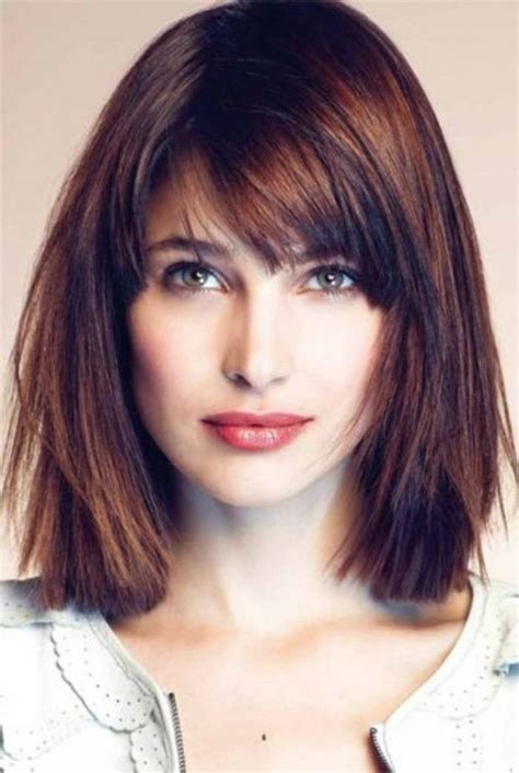 Latest Medium Hairstyles With Bangs For Women Hottest Haircuts