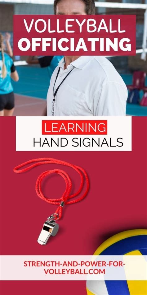 Volleyball Referee Signals For Officiating Volleyball