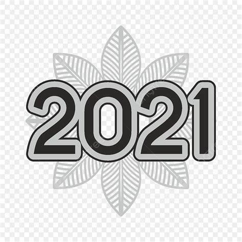 New Year Typography Vector Hd Images Modern 2021 Year Typography Text