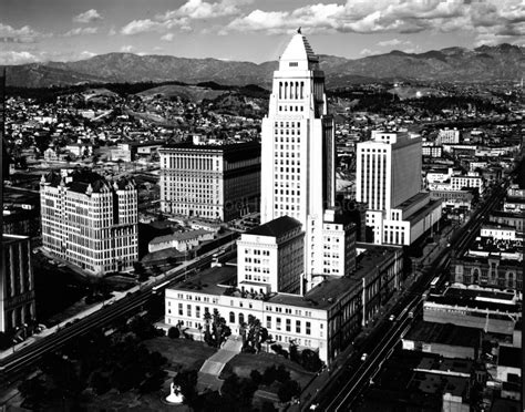 Hollywood Historic Photos Los Angeles City Hall 1949