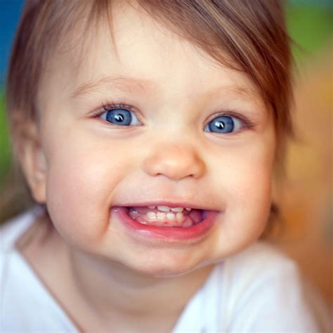 Happy Blue Eyed Baby Face Educare Central Maine