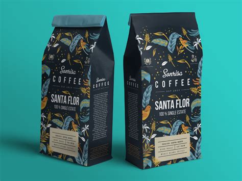 Coffee Packaging Design In 2020 Coffee Packaging Coffee Bag Design