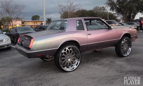 80s Chevy Monte Carlo Donk On Huge Forgiato Wheels