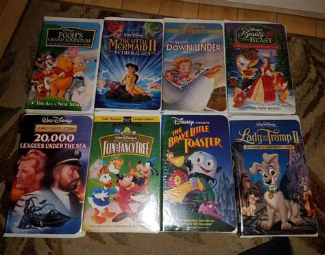 You can be sure that the disney channel original movies will keep everyone entertained especially the teens. Lot 8 Disney VHS movies 1990's Beauty and the Beast ...