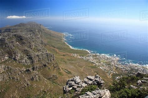 Aerial View Of Cape Town Stock Photo Dissolve