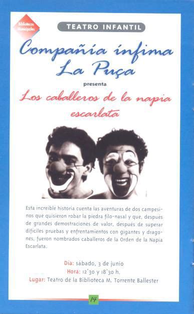 Teatro Infantil Compañía ínfima La Puça Los Caballeros De La Napia