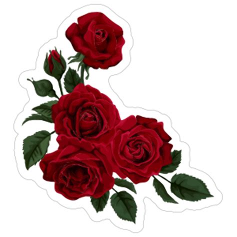 Download High Quality Transparent Stickers Rose Transparent Png Images