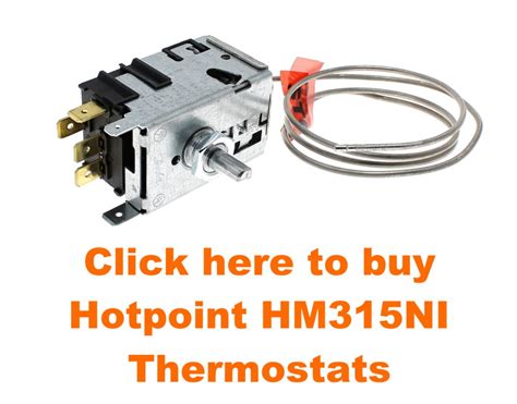 How To Repair Hotpoint Hm315ni Fridge Freezer Thermostat